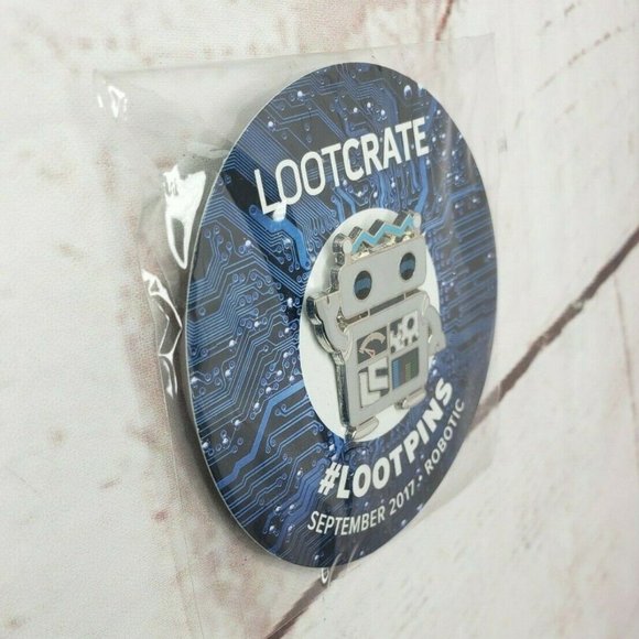 Loot Crate September 2017 Robotic Pin #LootPins - Picture 3 of 10